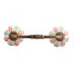 Mixed Leaf Ceramic Bridge Handle